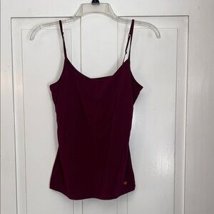 Aeropostale Womens Maroon Y2K Cami Top Butterfly Logo